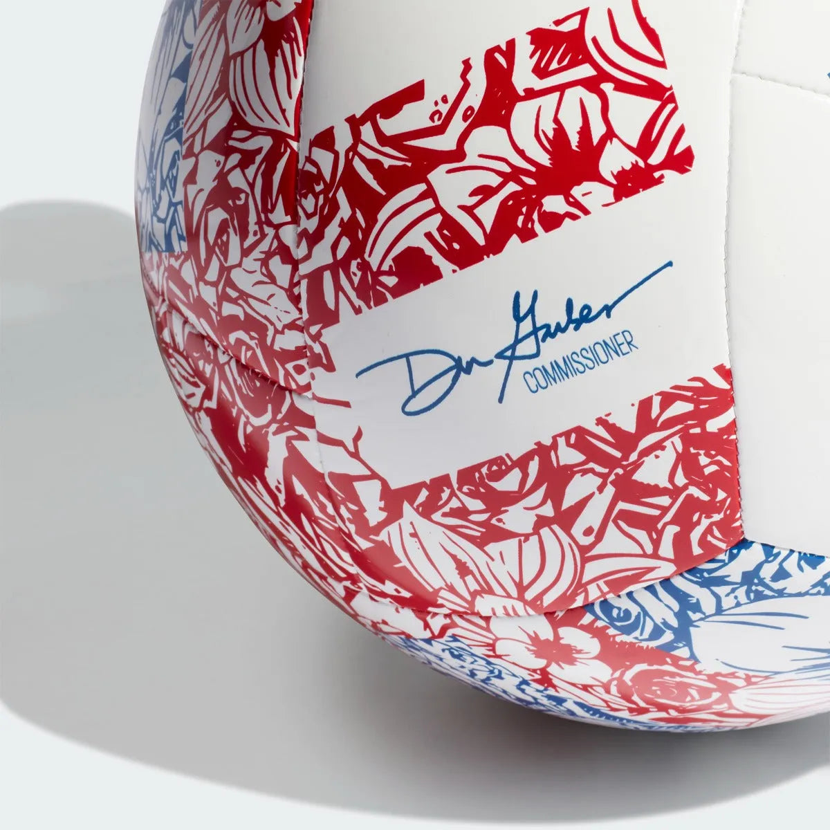adidas 2022 MLS Club Ball - White-Blue-Red  (Detail 2)