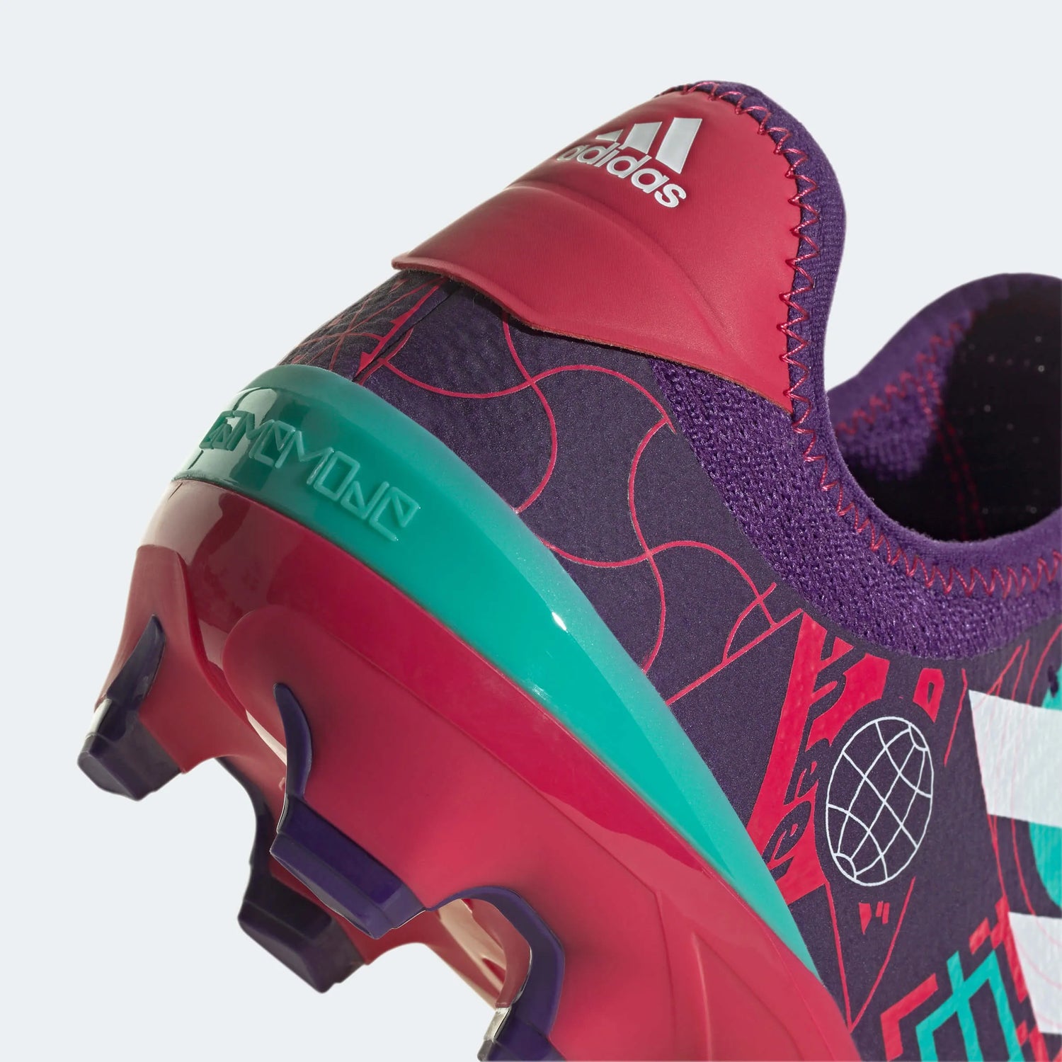 adidas Gamemode Knit FG - Purple-Ruby Red (Detail 2)