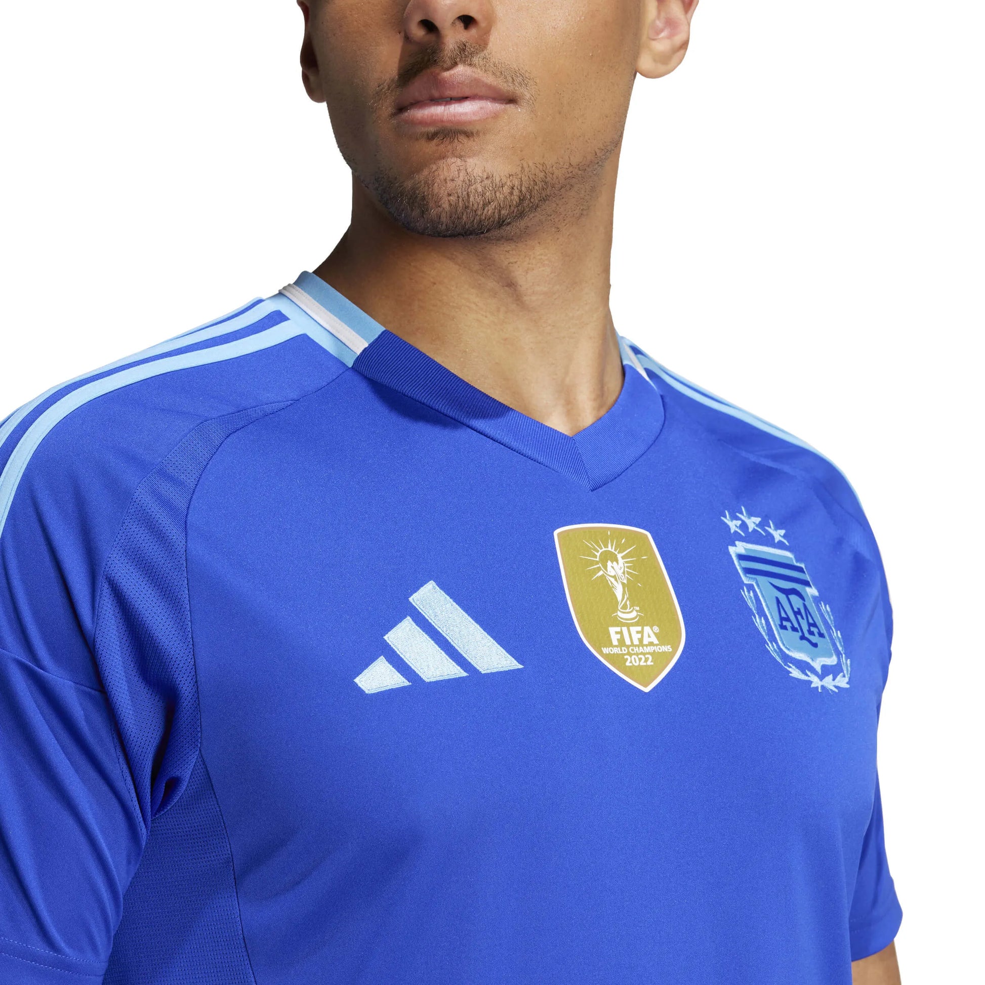 adidas 2024-25 Argentina Men's Stadium Away Jersey (Detail 1)