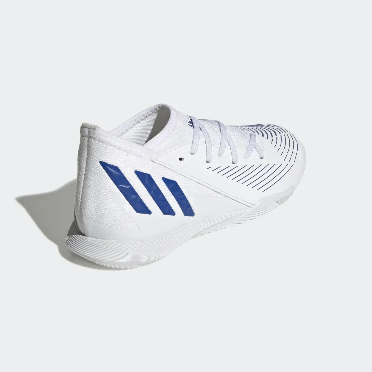 adidas JR Predator Edge .3 Indoor - White-Hi Res Blue (Diagonal 2)