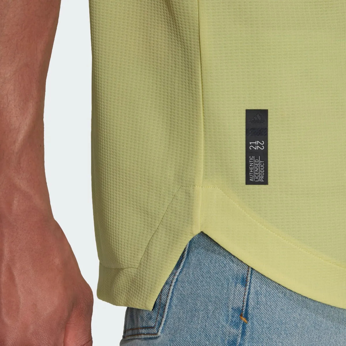 Adidas 2021-22 Arsenal Authentic Away Jersey - Pearl Citrine (Detail 3)