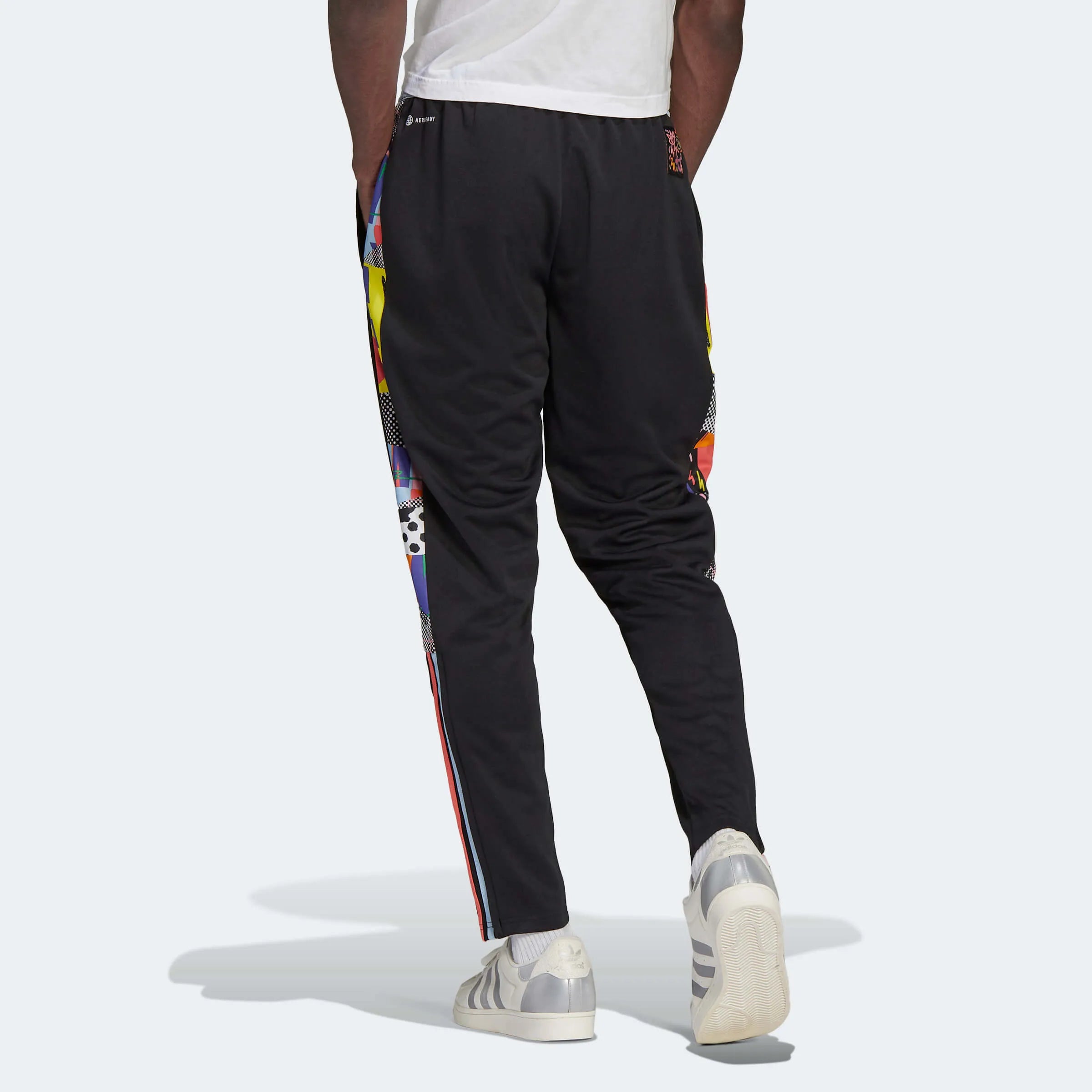 adidas Tiro Pride Pants - Black-Multi (Model - Back)