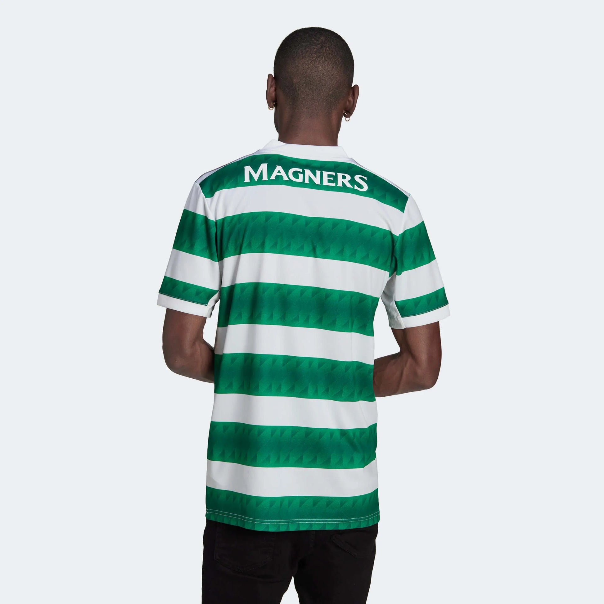 adidas 2022-23 Celtic FC Home Jersey - White-Green (Model - Back)