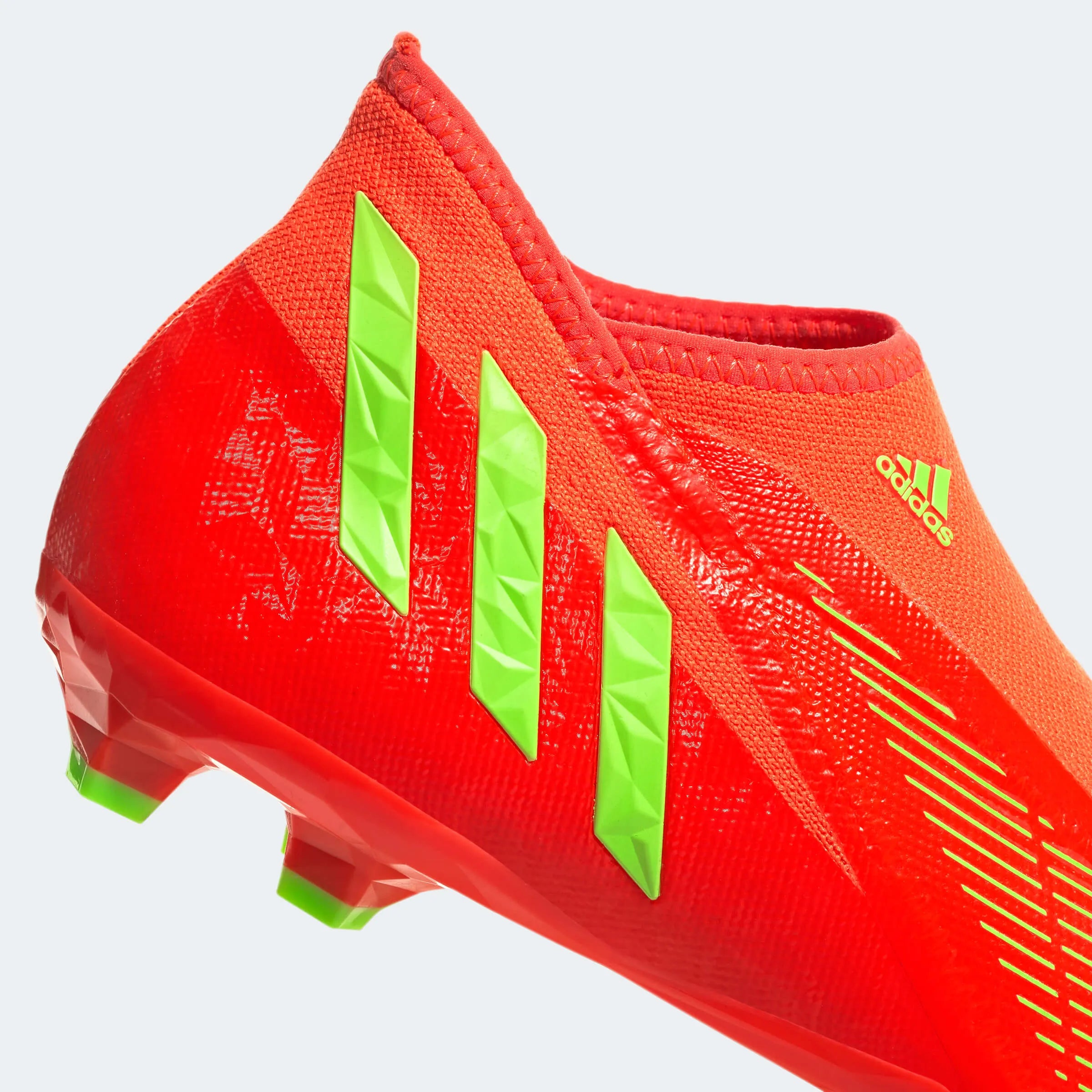 adidas Predator Edge .3 Laceless FG - Solar Red-Solar Green (Detail 3)