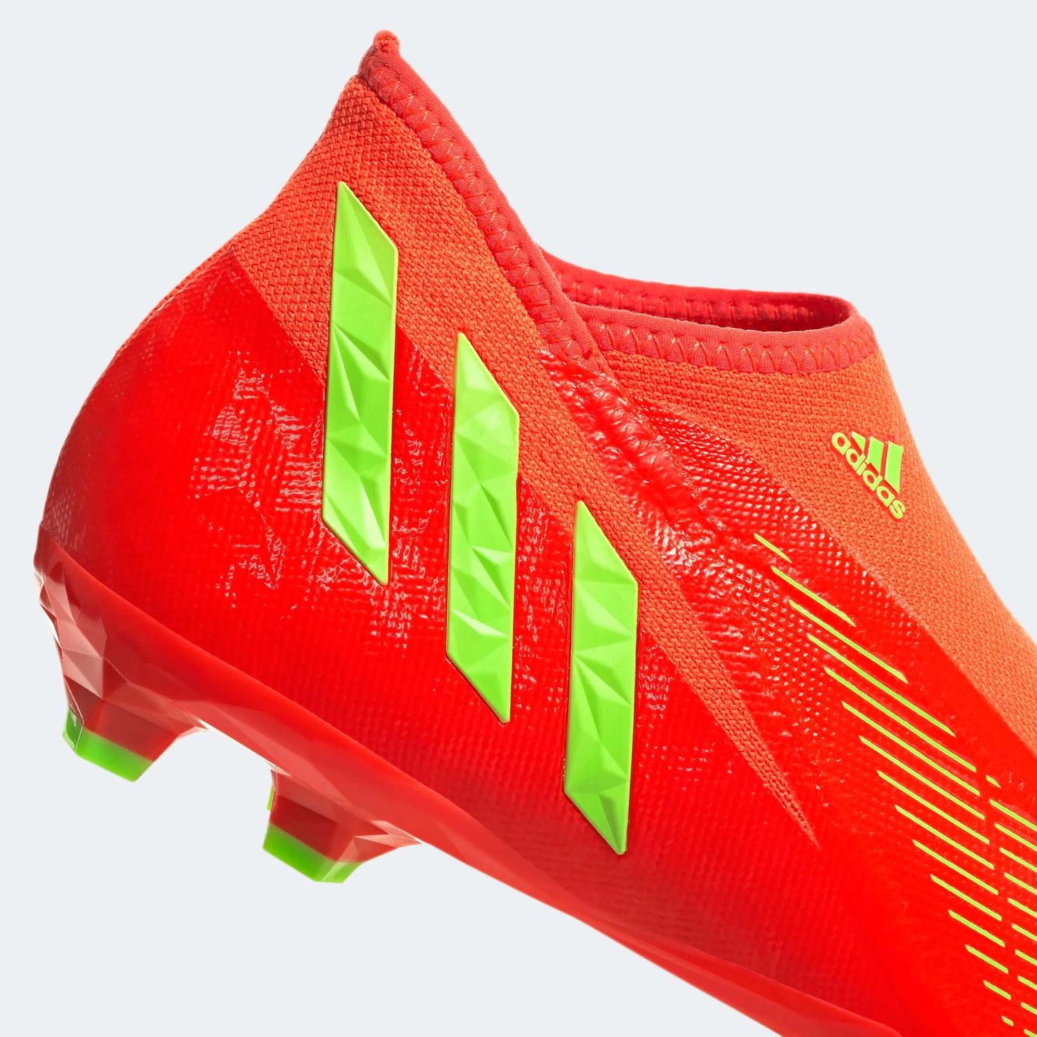 adidas Predator Edge .3 Laceless FG - Solar Red-Solar Green (Detail 3)