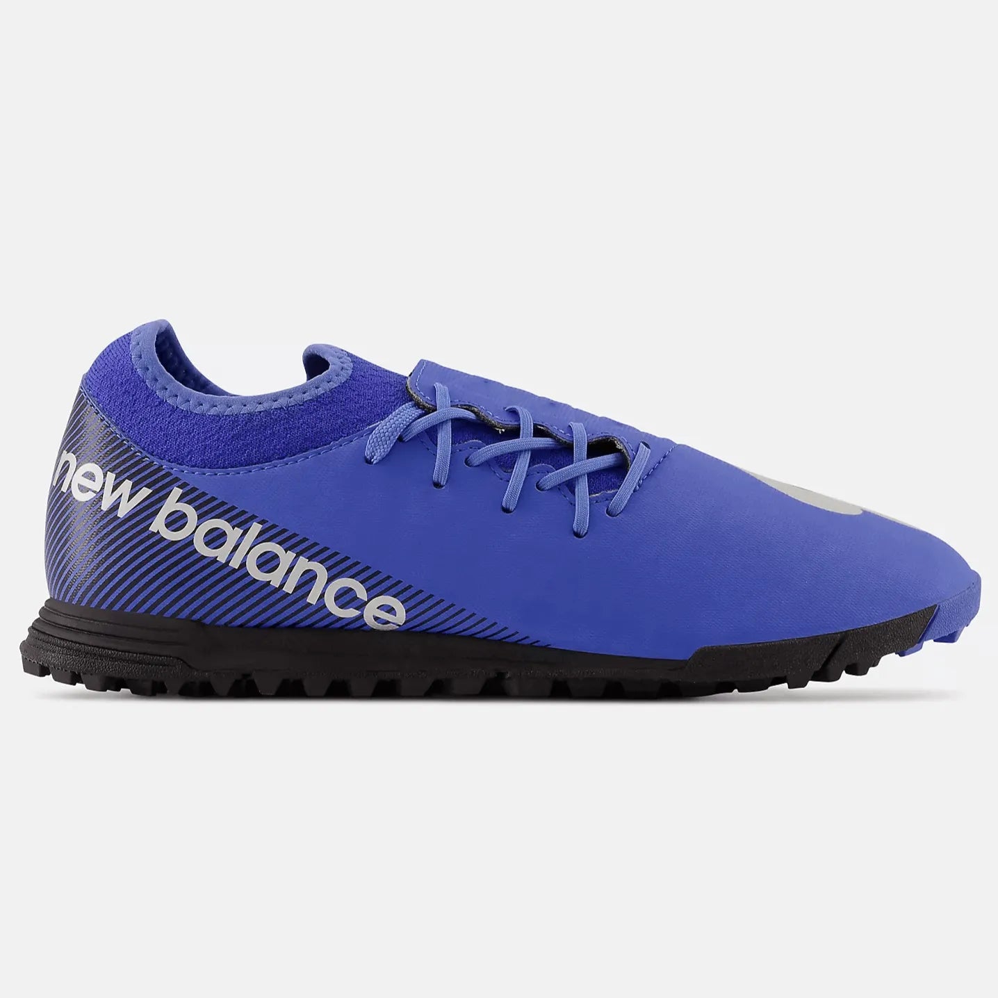 New Balance Furon v7 Dispatch Turf 2E Wide - Blue-Silver (Side 1)