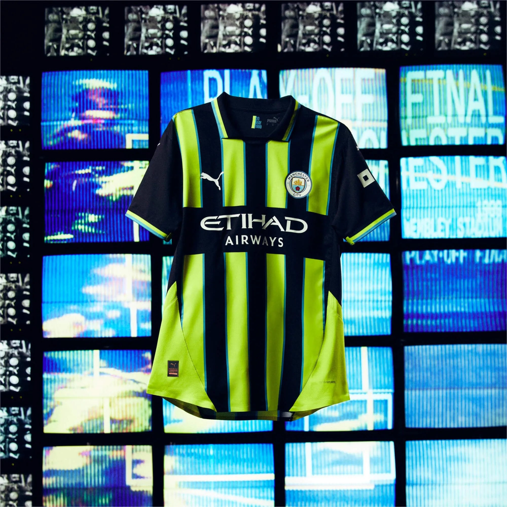 Puma 2024-25 Manchester City Men's Authentic Away Jersey (Graphic)