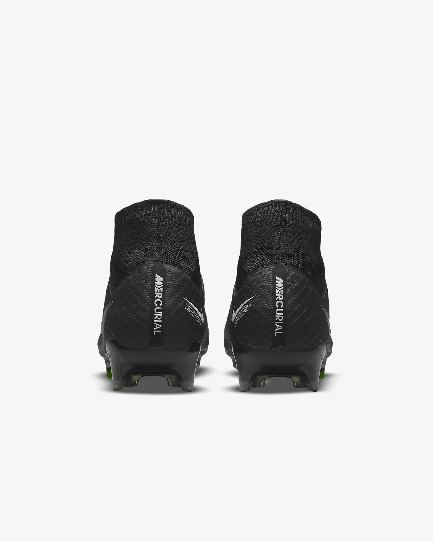 Nike Zoom Superfly 9 Elite FG - Black-Smoke Grey (Pair - Back)