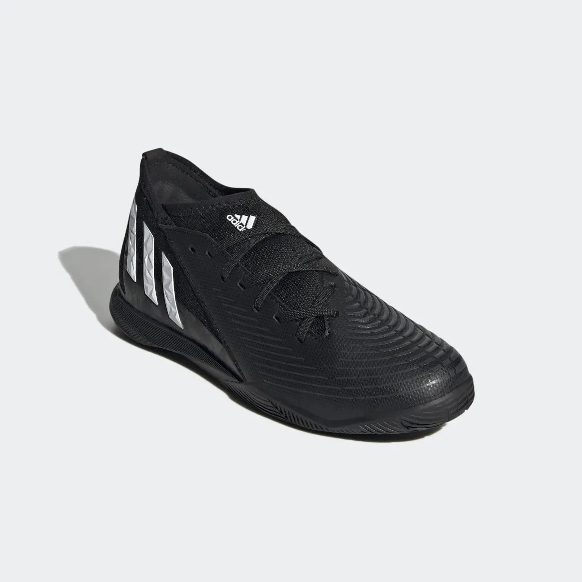 adidas JR Predator Edge .3 Indoor - Black-White (Diagonal 1)