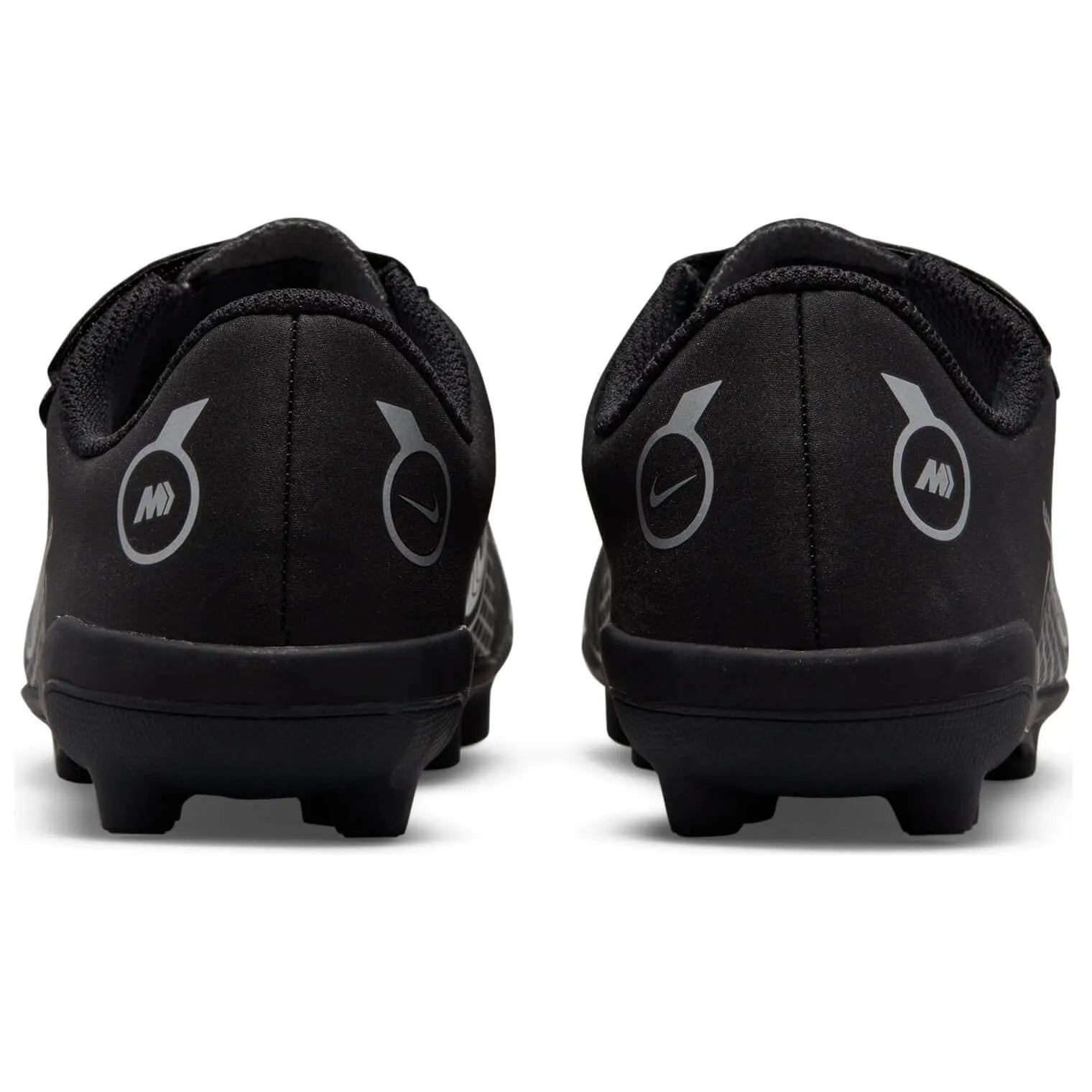 Nike Kids Mercurial Vapor 14 Club FG-MG - Black-Silver (Pair - Back)