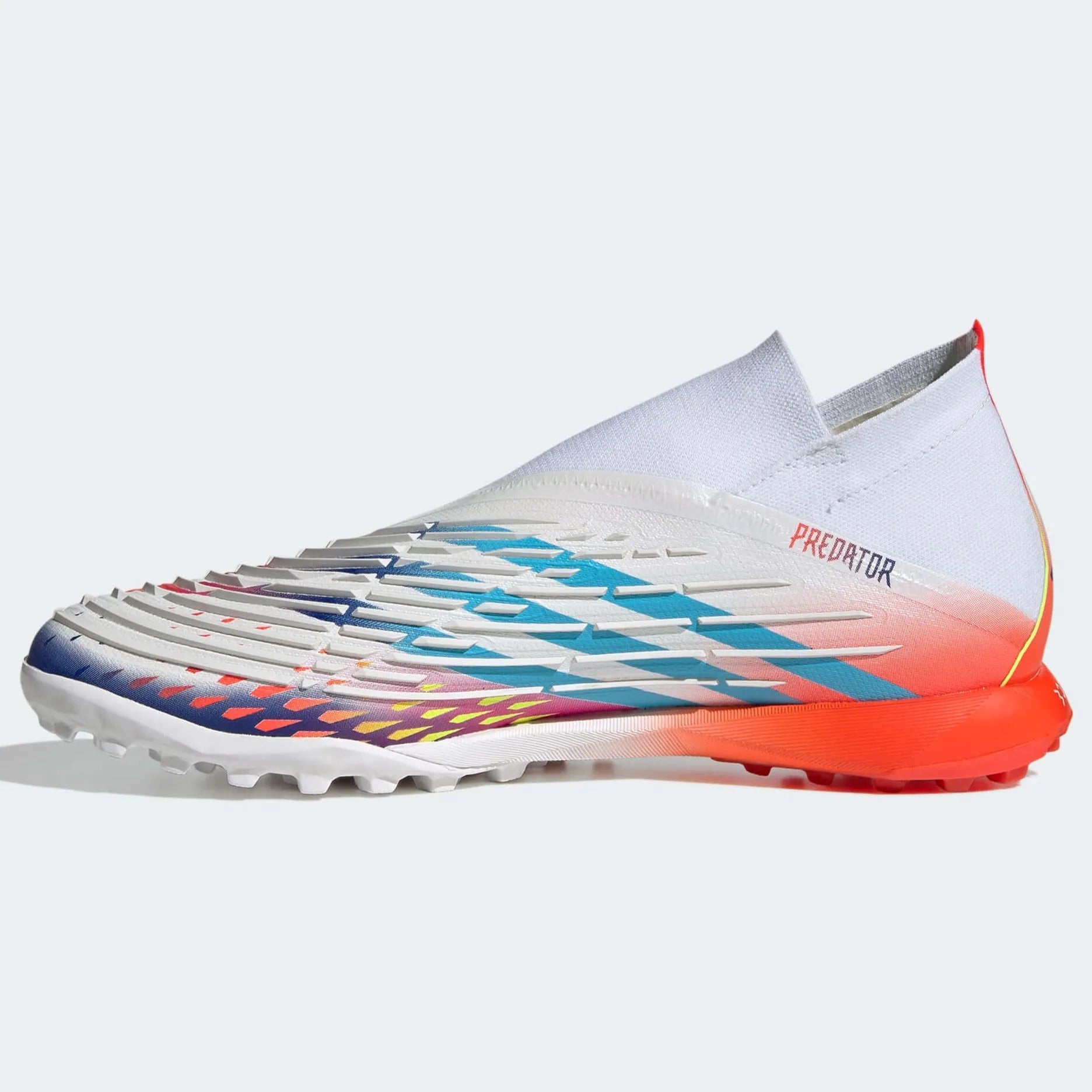 adidas Predator Edge.1 Turf - White-Yellow-Blue (Side 2)