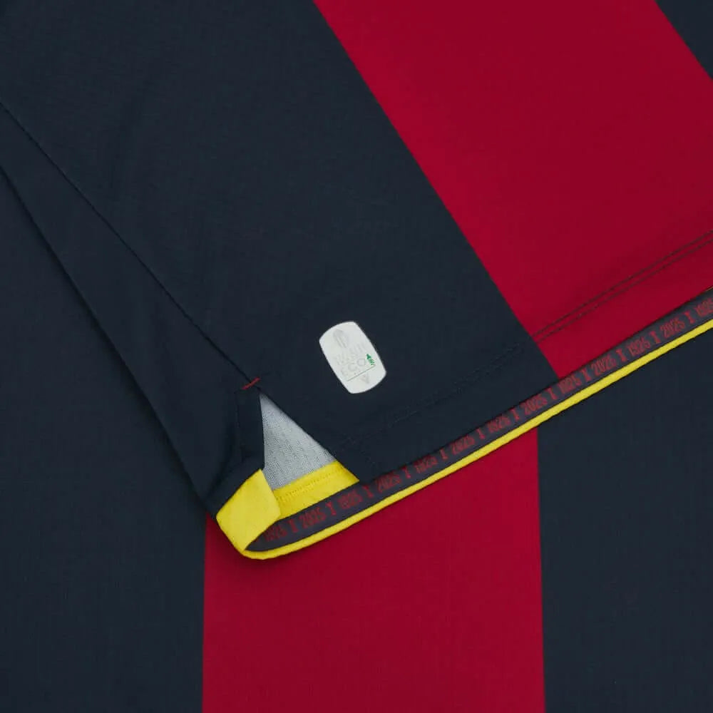 Macron 2024-25 Bologna Men's Authentic Home Jersey (Detail 4)