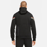 Nike 2021-22 Liverpool Half-Zip Travel Fleece Hoodie - Black (Model - Back)