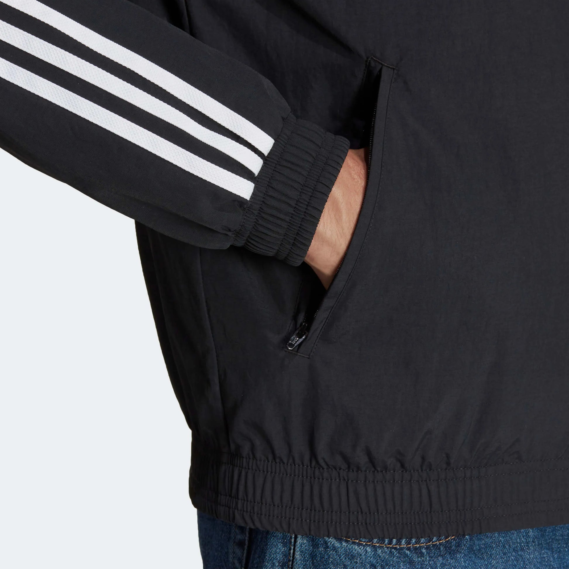 adidas 2022-23 Germany WC Anthem Jacket - Black-White (Detail 2)
