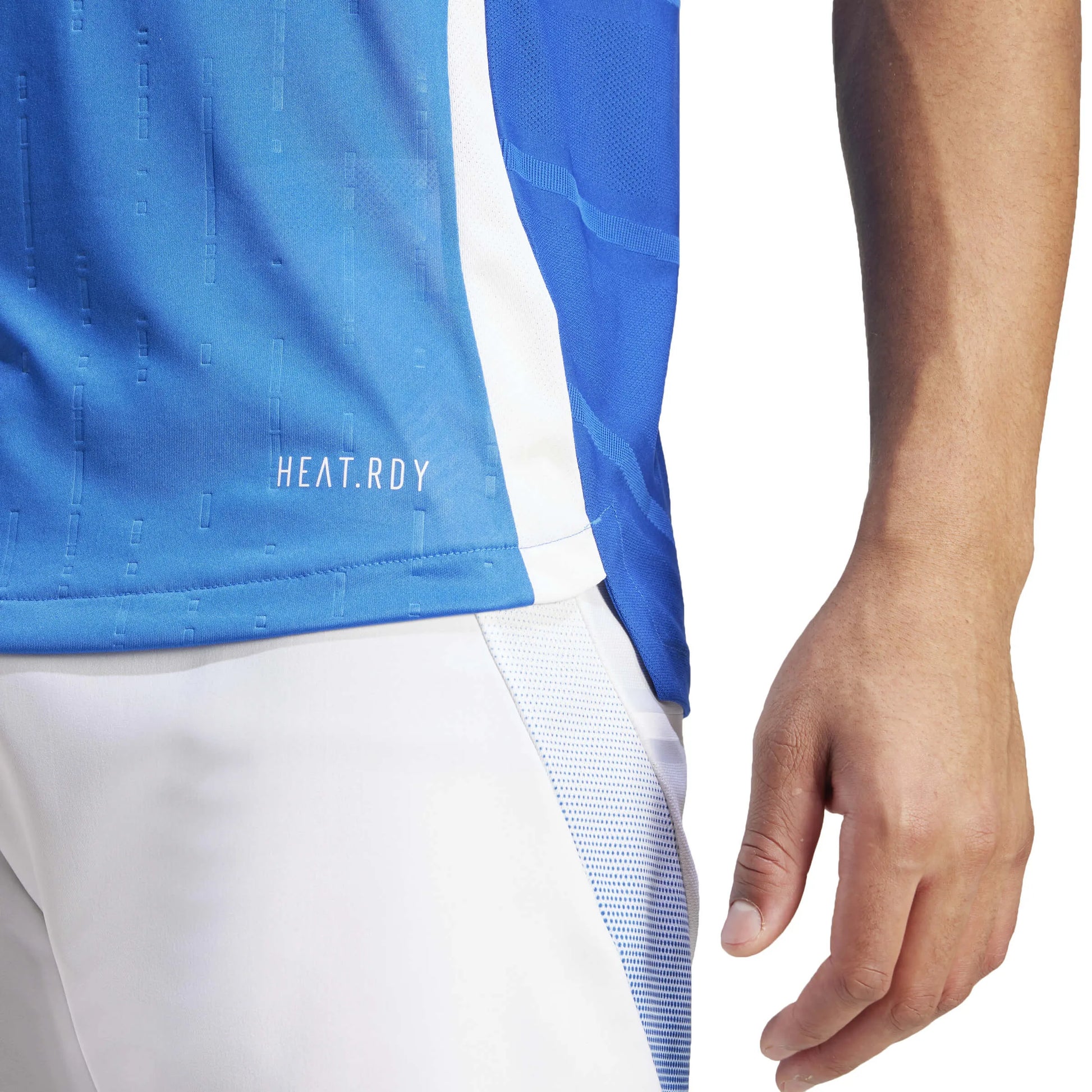 adidas 2024-25 Italy Men's Authentic Home Jersey (Detail 2)