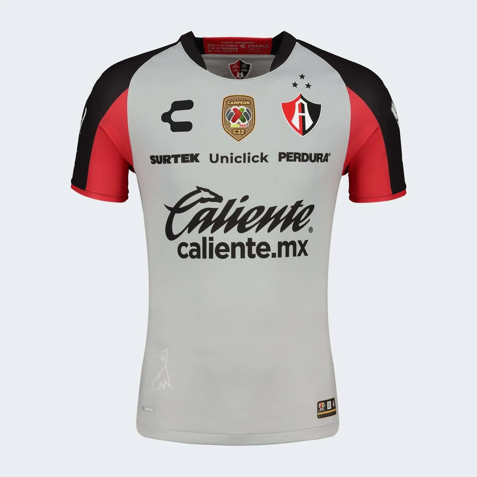 Charly 2022-23 Atlas Away Jersey - Grey (Front)