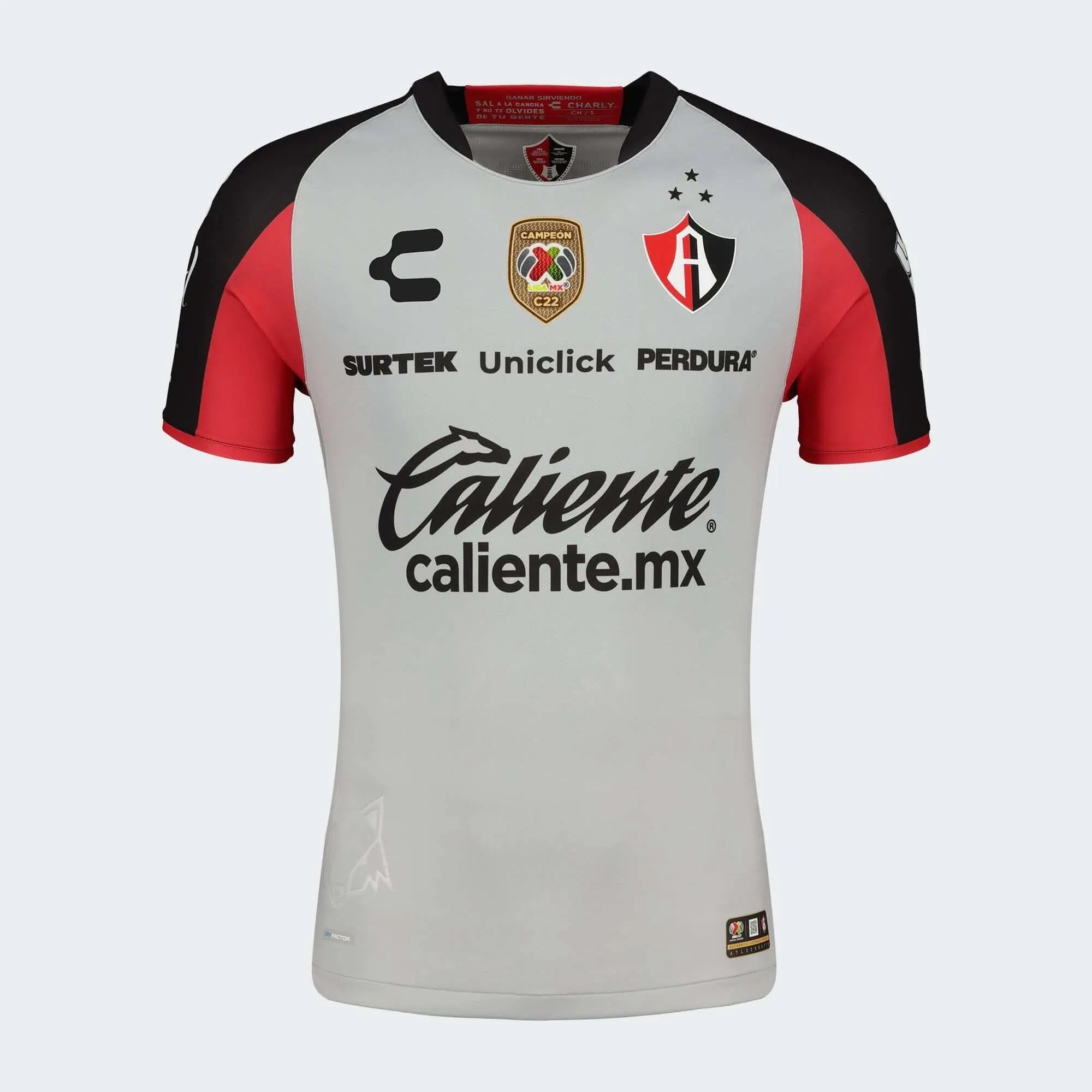 Charly 2022-23 Atlas Away Jersey - Grey (Front)
