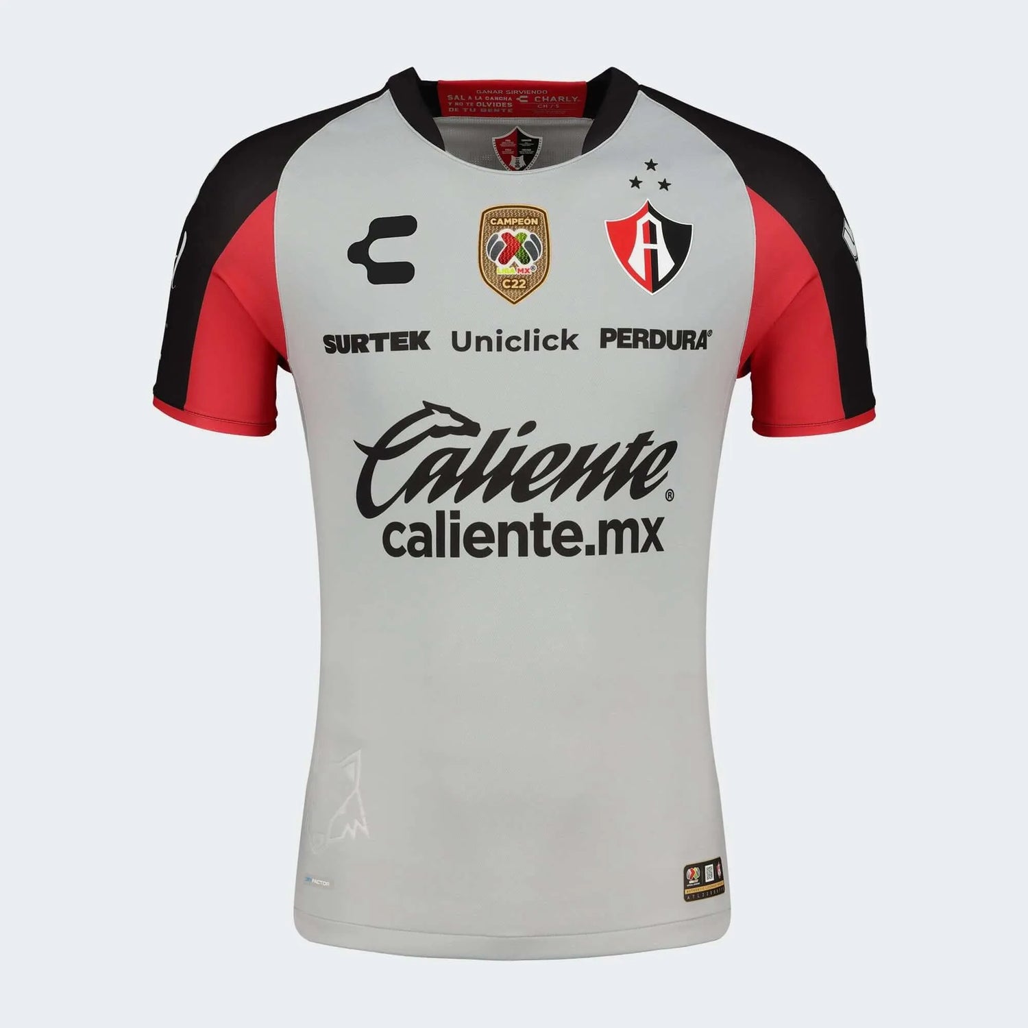 Charly 2022-23 Atlas Away Jersey - Grey (Front)