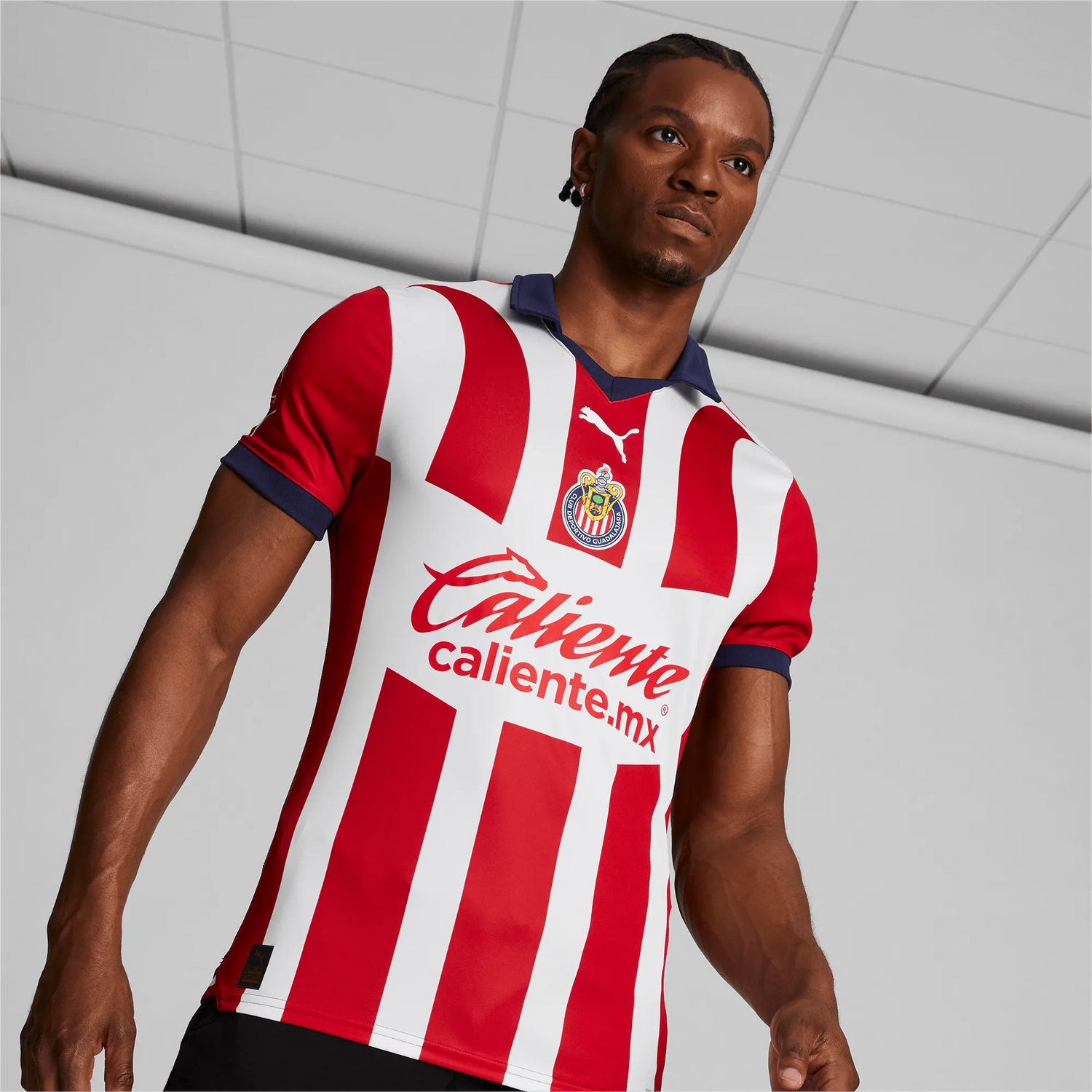 Puma 2023-24 Chivas Men's Home Authentic Jersey (Detail 1)