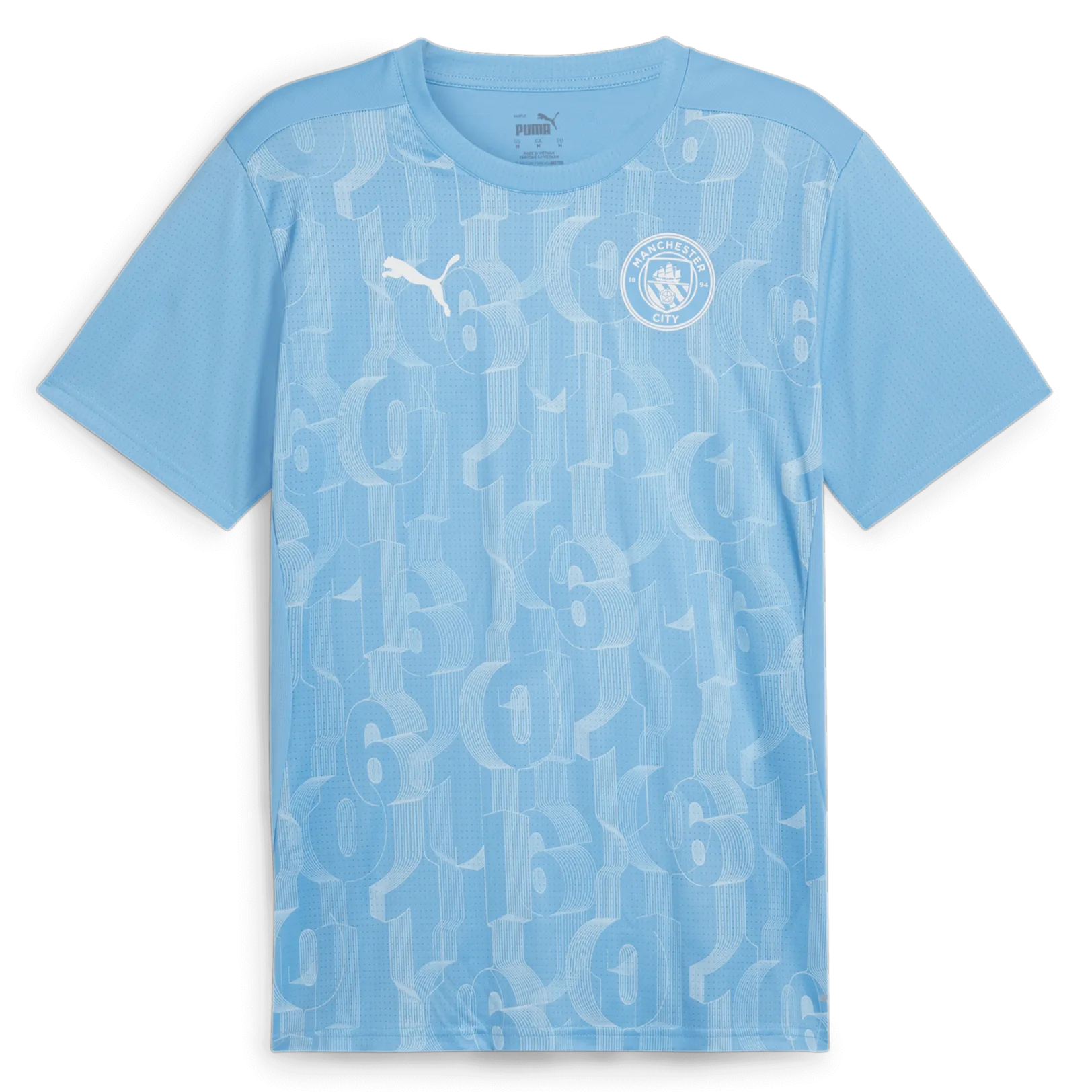 Puma 2024-25 Manchester City Men's Pre-Match Jersey (Front)