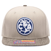 FI Collection Club America Snapback Hat - Beige (Front)