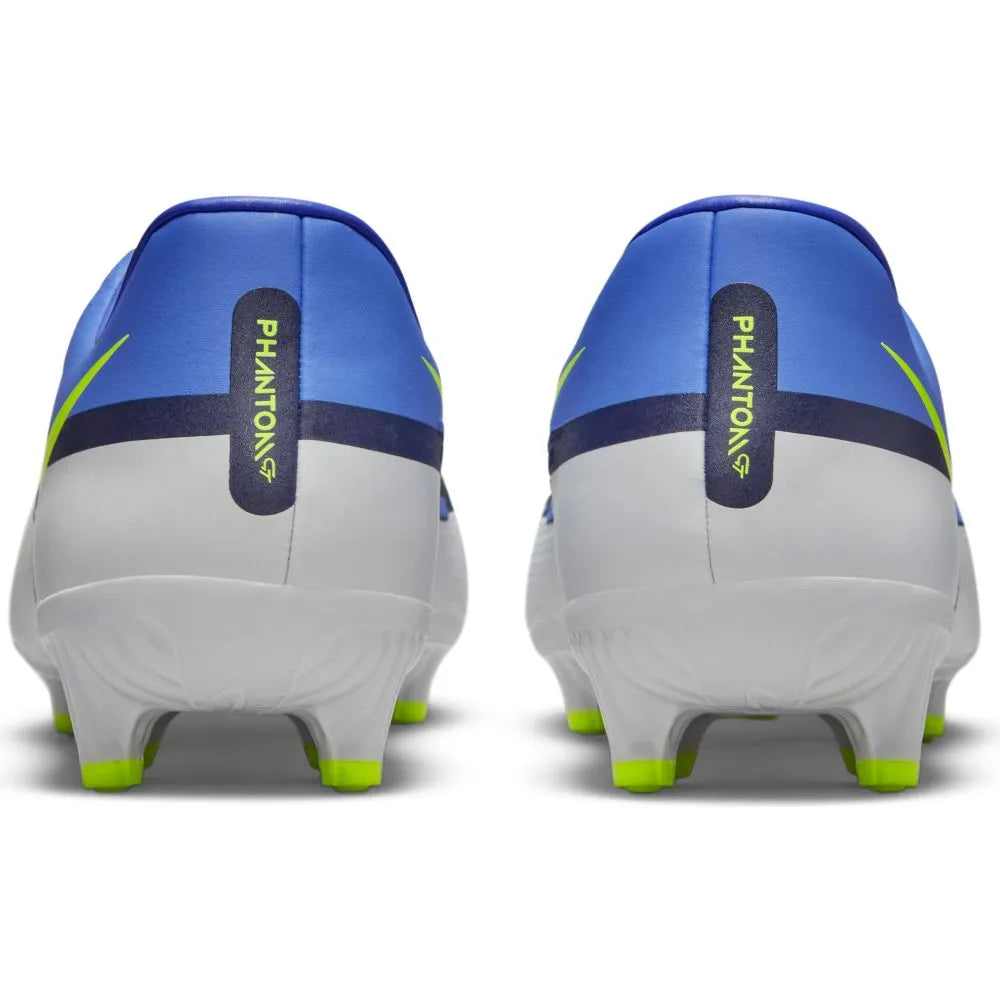 Nike Phantom GT2 Academy FG-MG - Sapphire-Volt-Grey (Pair - Back)