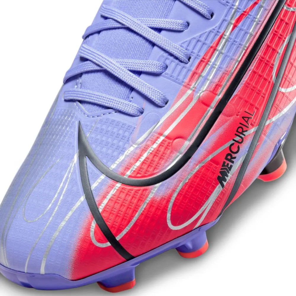 Nike Superfly 8 Academy KM FG-MG - Light Thistle-Bright Crimson (Detail 2)