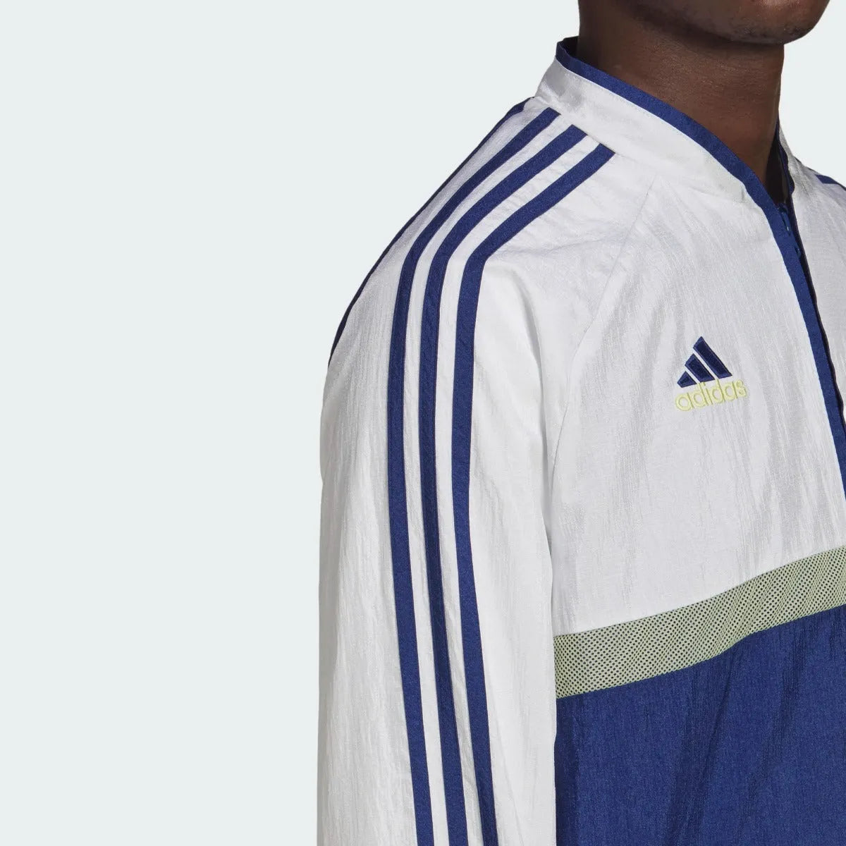 Adidas 2021-22 Juventus Icons Woven Jacket - Victory Blue-White (Detail 2)