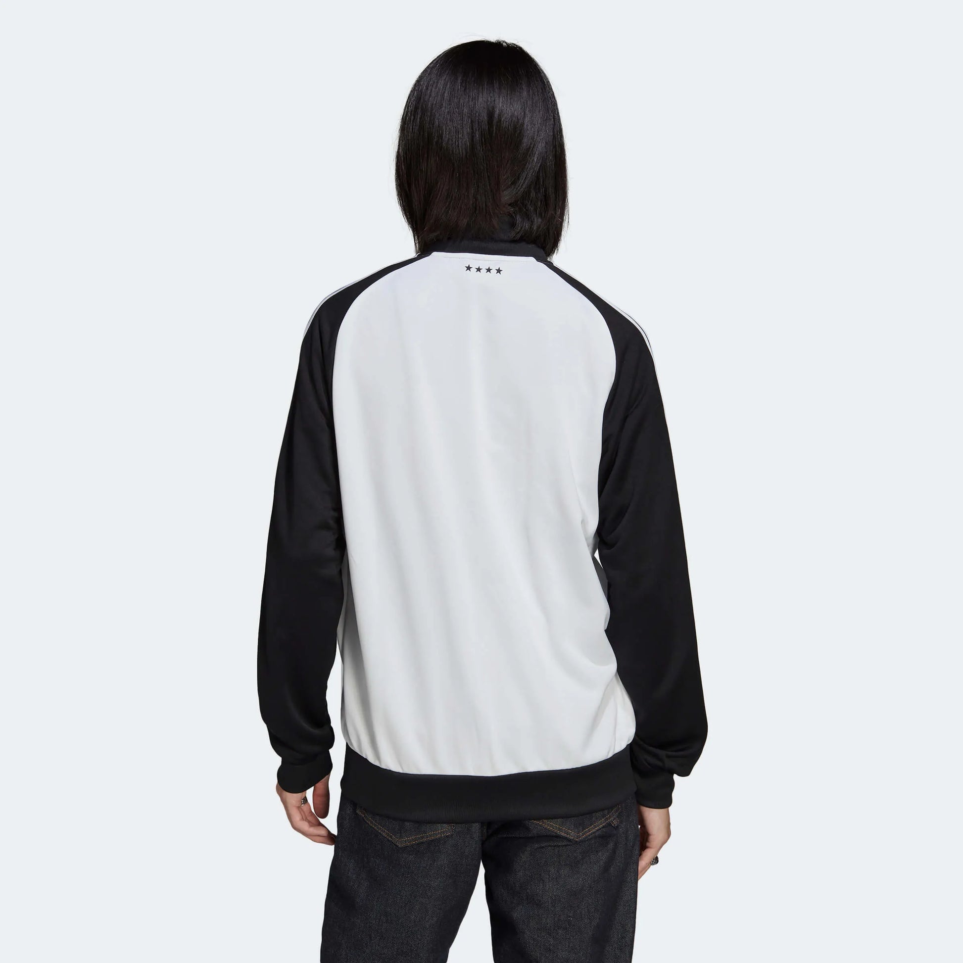 adidas 2022-23 Germany DNA Track Top - Black-White (Model - Back)