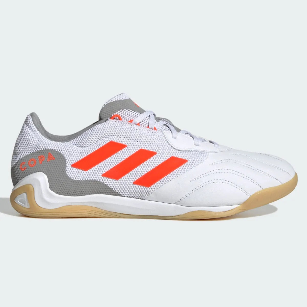 Adidas Copa Sense .3 IN Sala - White-Grey-Solar Red (Side 1)