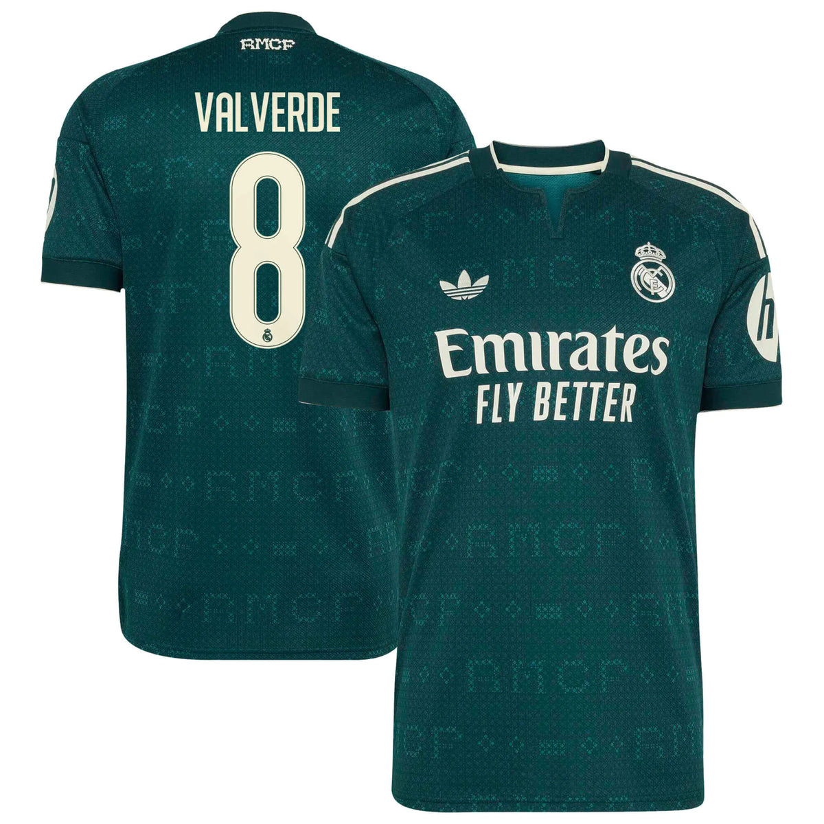 adidas 2026-27 Real Madrid Men's Stadium Away Soccer Jersey (Valverde)