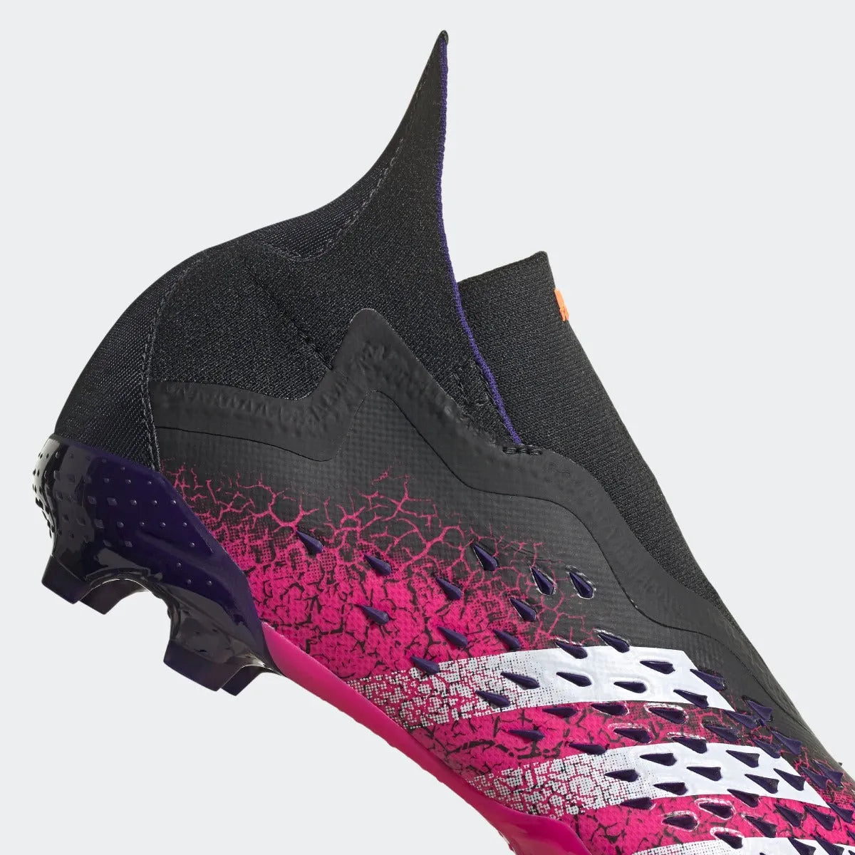 Adidas JR Predator Freak + FG - Black-Pink-Purple (Detail 2)