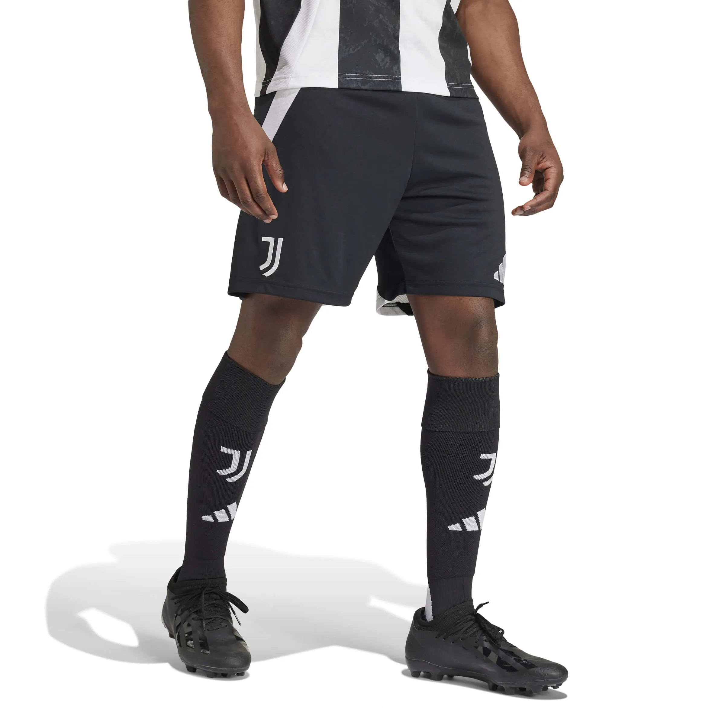 adidas 2024-25 Juventus Men's Authentic Home Shorts (Model - Front)