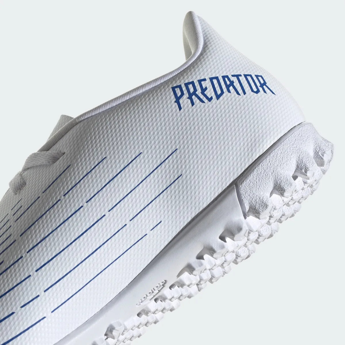 adidas Kids Predator Edge .4 Turf - White-Hi Res Blue (Detail 2)
