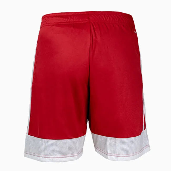 back side view of adidas LAUFA Men's Tastigo 19 Training Short - Red