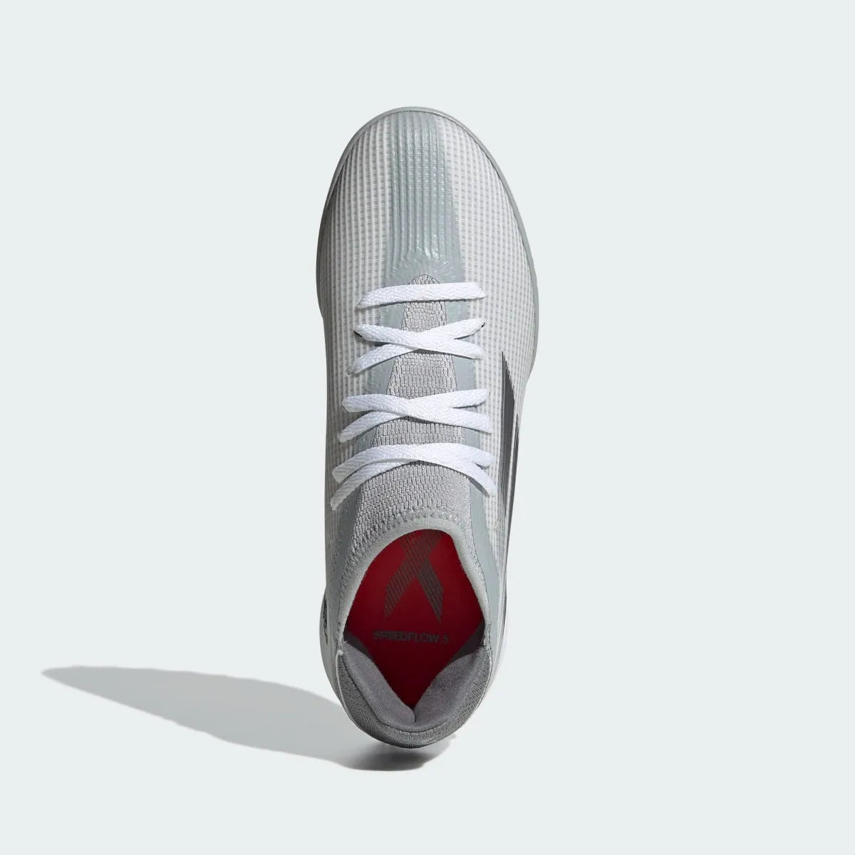 Adidas JR X Speedflow .3 TF - White-Iron Metallic (Top)