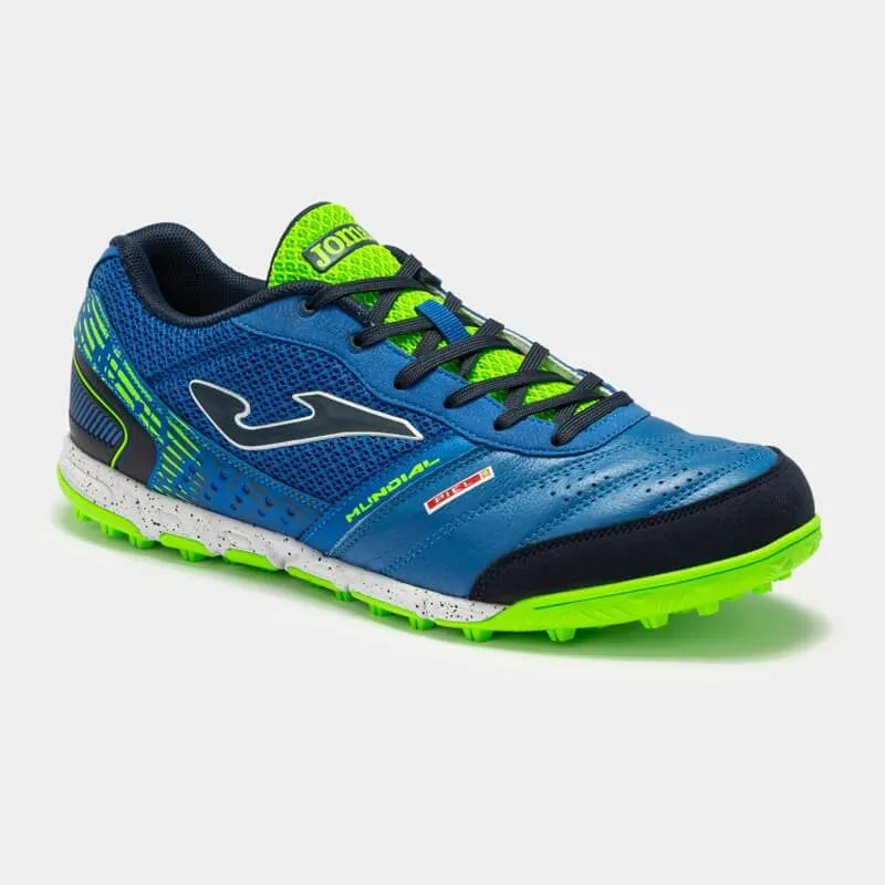 Joma Mundial 2204 Turf - Royal-Lemon (Diagonal - Front)