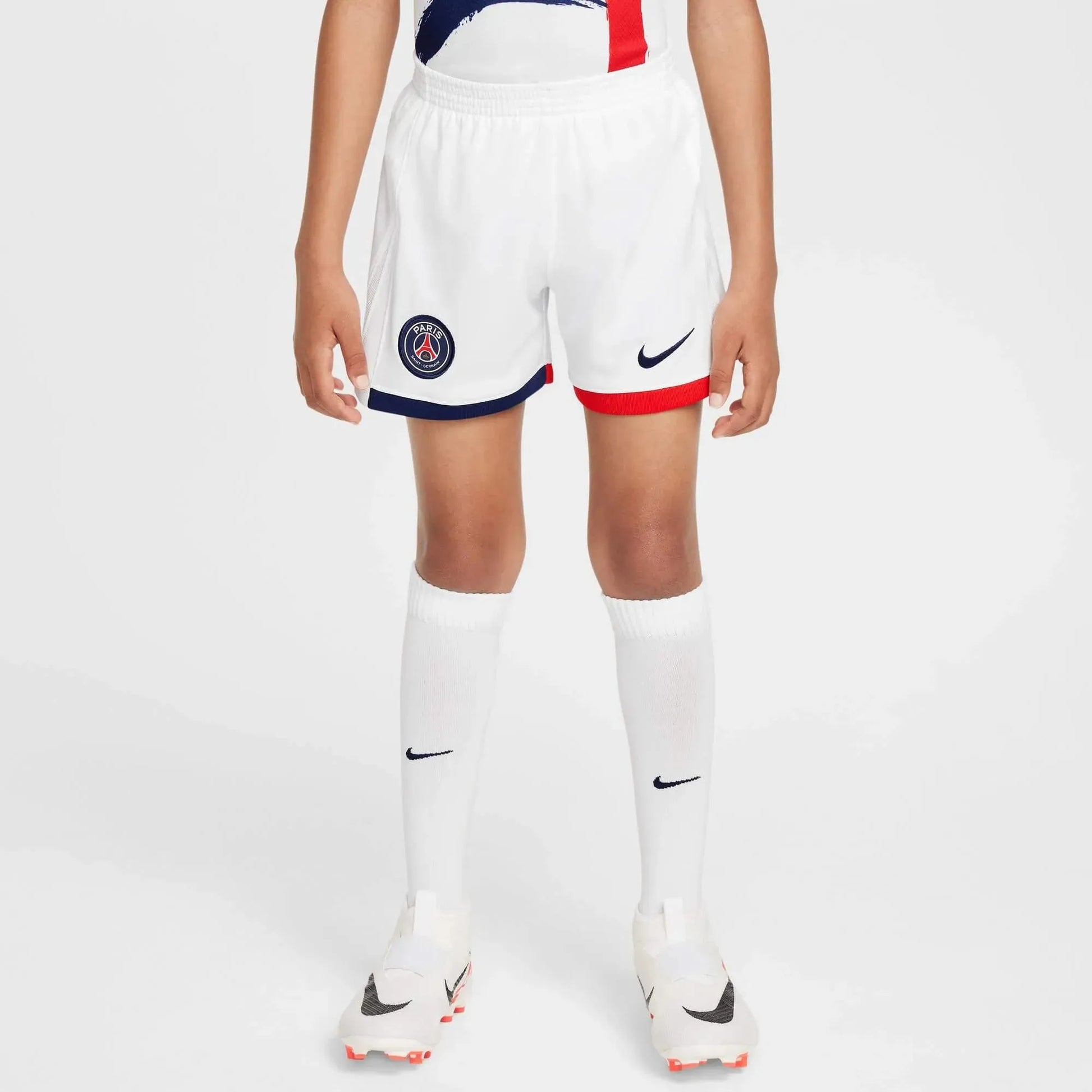 Nike 2024-25 PSG Youth Stadium Away Jersey 3-Piece Kit (Shorts - Front)