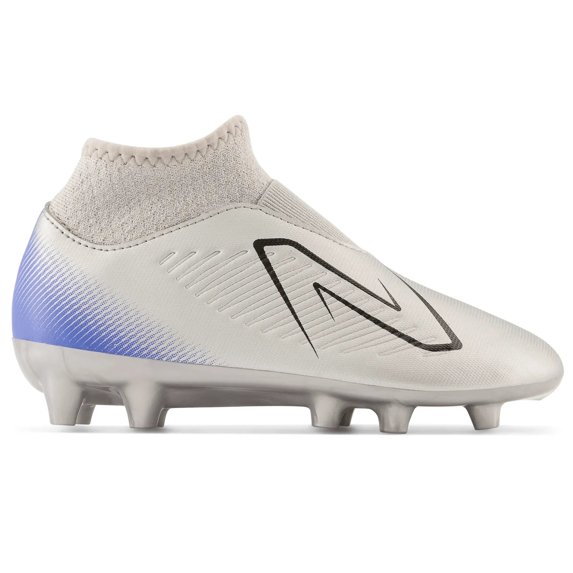 New Balance JR Tekela v4 Magique FG Wide - Grey-Blue (Side 1)