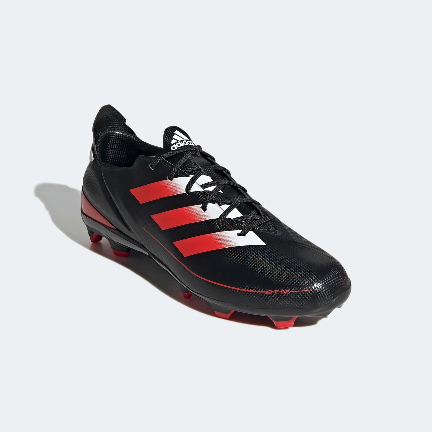 adidas JR GameMode FG - Black-Red (Diagonal 1)