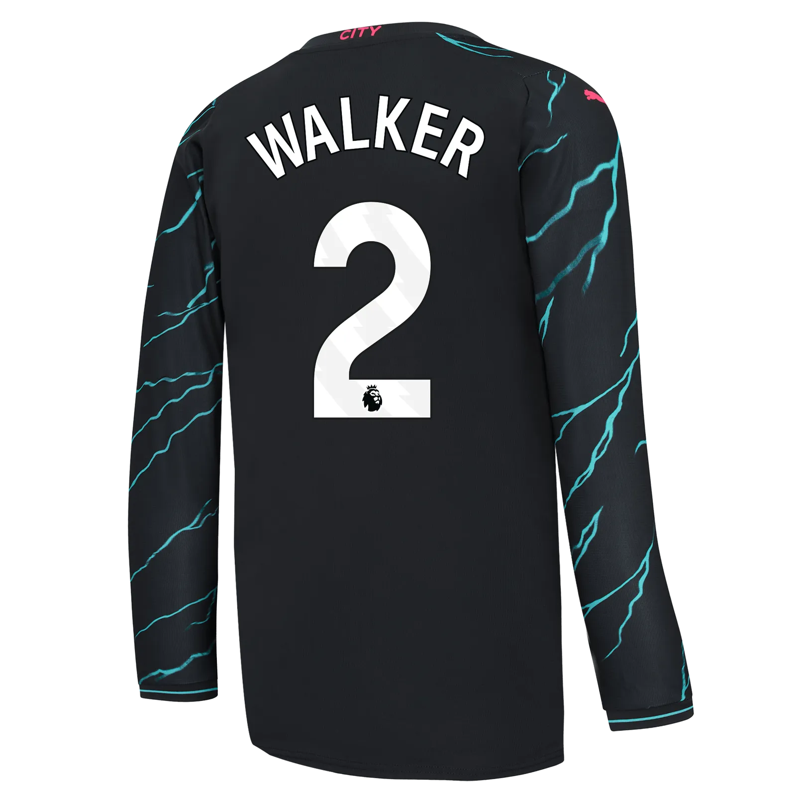 Puma 2023-24 Manchester City Men's Stadium Third Long-Sleeve Jersey