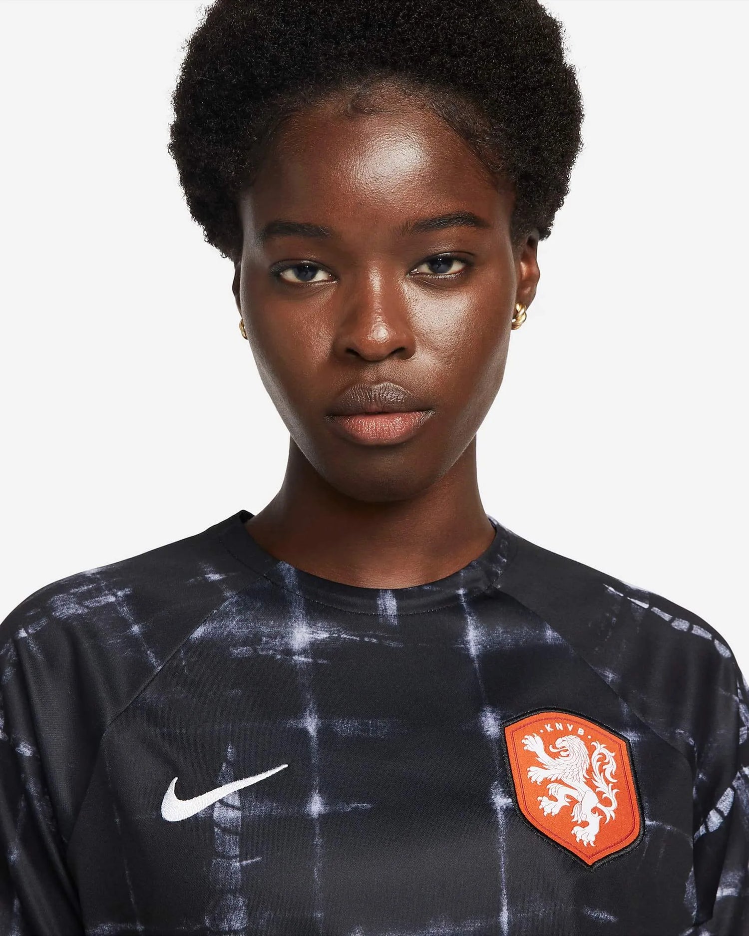 Nike 2022-23 Netherlands Womens DF Pre-Match - Black (Detail 1)