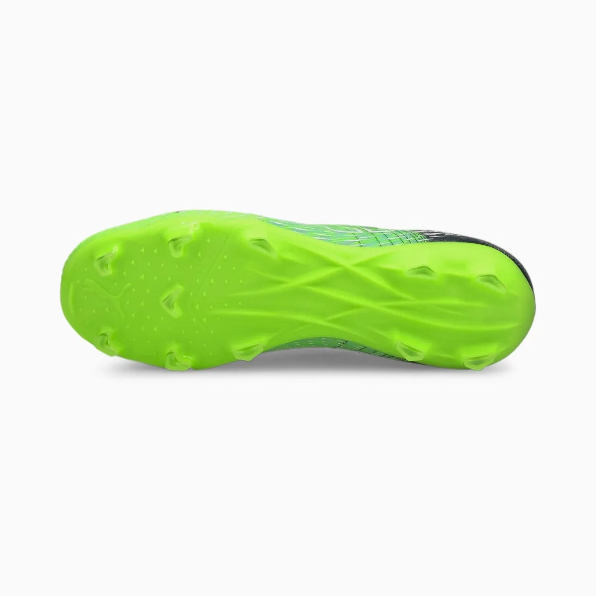 Puma JR Ultra 3.3 Laceless FG-AG - Green Glare-Aqua (Bottom)