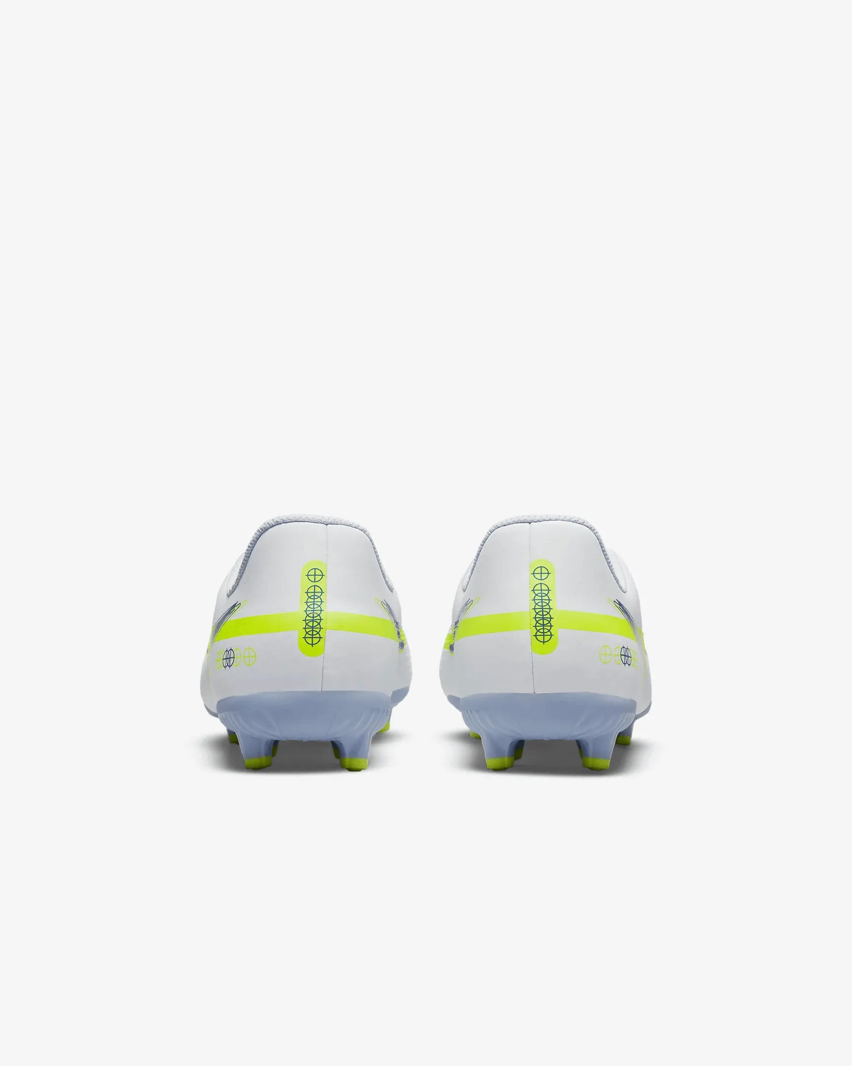 Nike JR Phantom GT2 Academy FG-MG - Grey-Blue (Pair - Back)