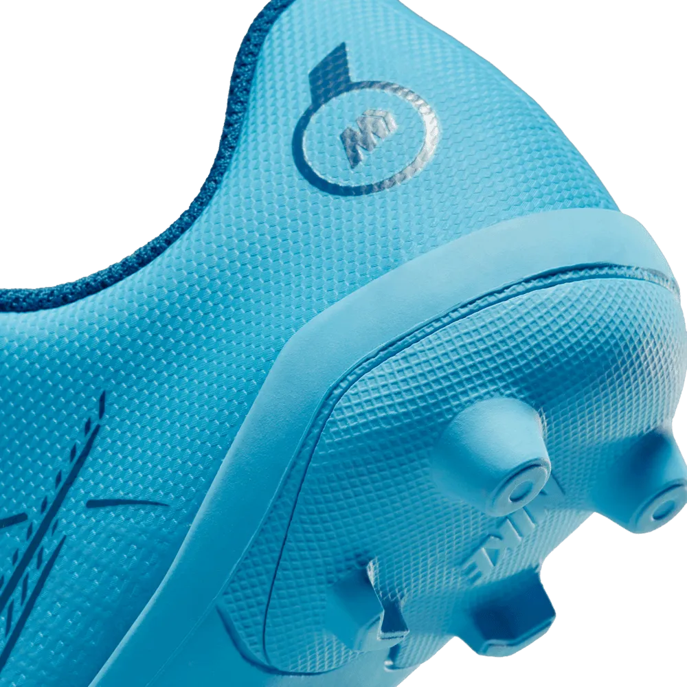 Nike Kids Mercurial Vapor 14 Club FG-MG - Chlorine Blue-Laser Orange (Detail 4)
