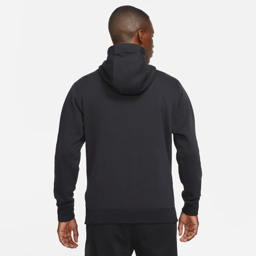 Nike 2021-22 Chelsea NSW Club Hoodie - Black-Yellow (Back)