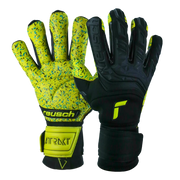 Reusch Attrakt Freegel Fusion Ortho-Tec Goaliator GK Gloves - Black-Lime Green (Set)