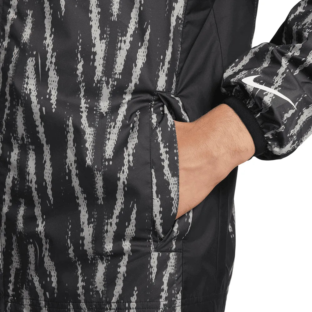 Nike 2022-23 Club America AWF Full Zip Jacket - Black-Grey (Detail 3)