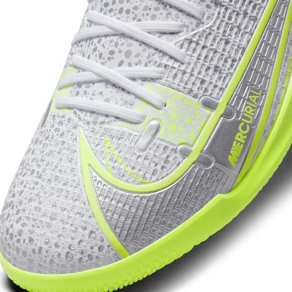 Nike Vapor 14 Academy IC - White-Grey-Volt  (Detail 1)
