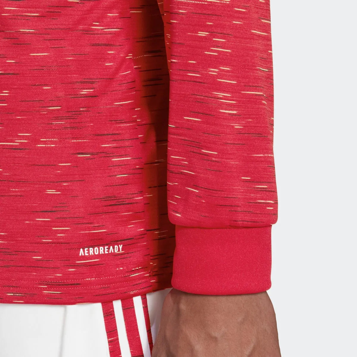 Adidas 2020-21 Manchester United Home Long Sleeve Jersey - Red-White